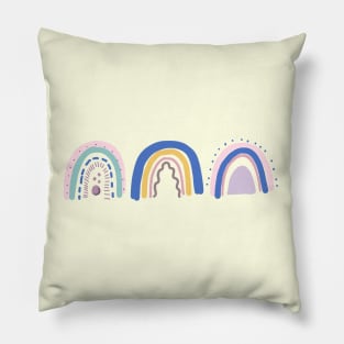 Pastel Rainbows Pillow