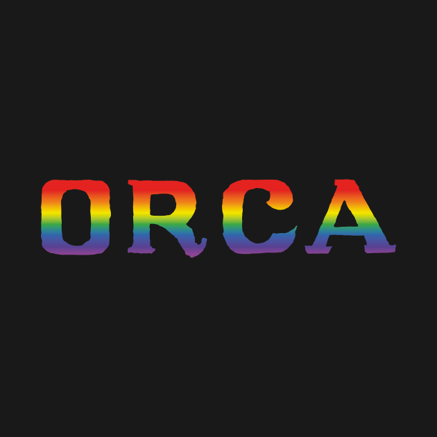 Jaws — Orca signage (rainbow effect) by GraphicGibbon
