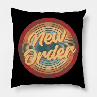 new order vintage circle Pillow