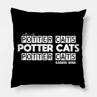 Potter cats cs Pillow