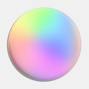 Soft Rainbow Gradient Design Pin