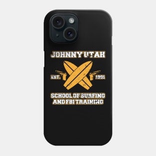 Johnny Utah School Of Surfing & FBI Point Break Phone Case