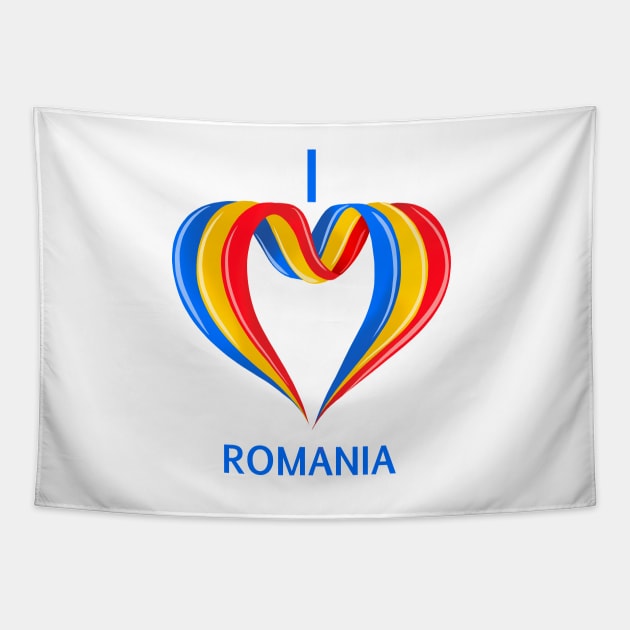 I love ROMANIA Tapestry by Miruna Mares