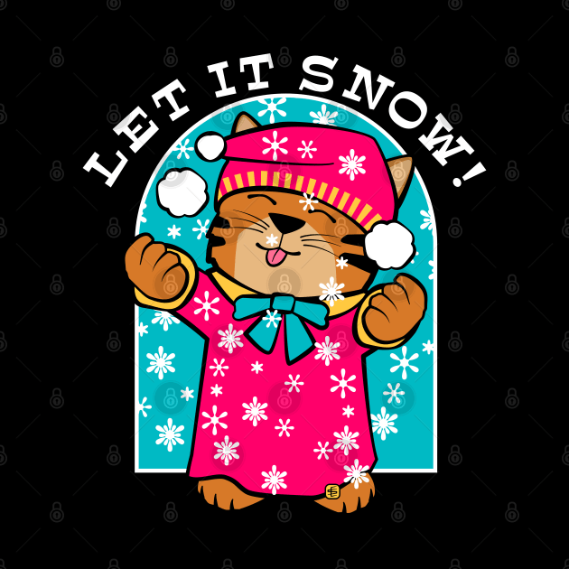 Let it Snow Winter Kitten by Sue Cervenka