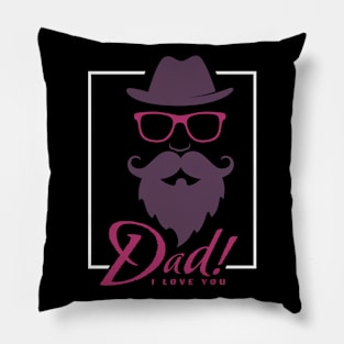 Father Day love You Dad! Pillow