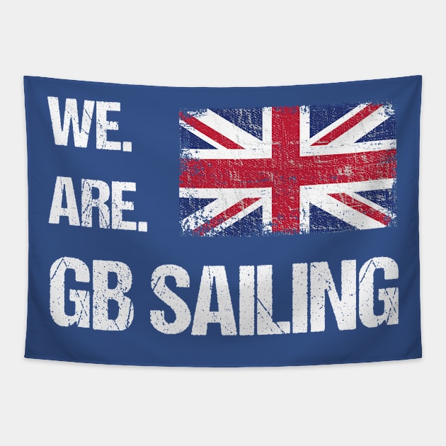 We Are GB Sailing, National Team Supporter Tapestry by CreativeUnrest