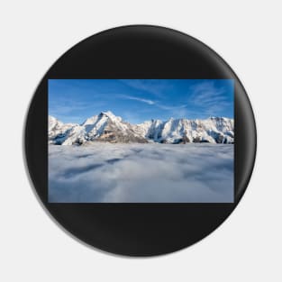 Jungfrau High Above the Clouds Pin