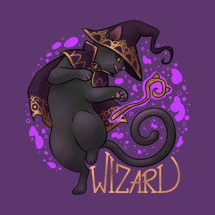 Wizard Cat - Videogame RPG class V.2 T-Shirt