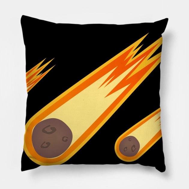 Asteroid Space Comet Pillow by koolteas