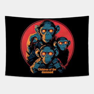 Children of the damned Iron Maiden monkey Tapestry