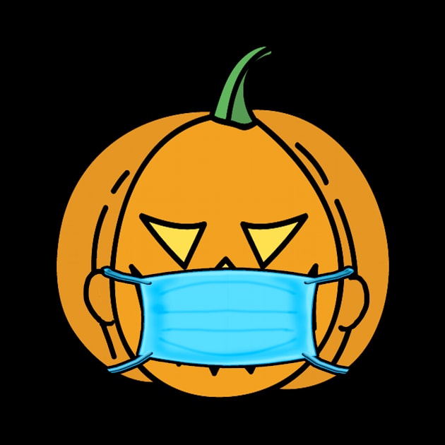 Pumpkin Jack O Lantern with Facemask by Scarebaby