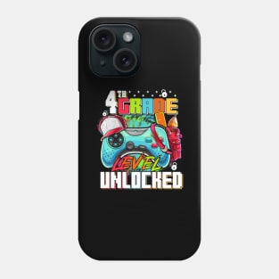 4th Grade Level Unlocked Video Game Back to School Phone Case