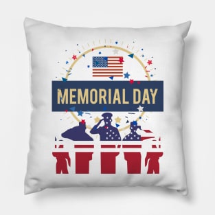 Happy Memorial Day, May 29 Pillow