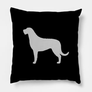 Irish Wolfhound Silhouette Pillow