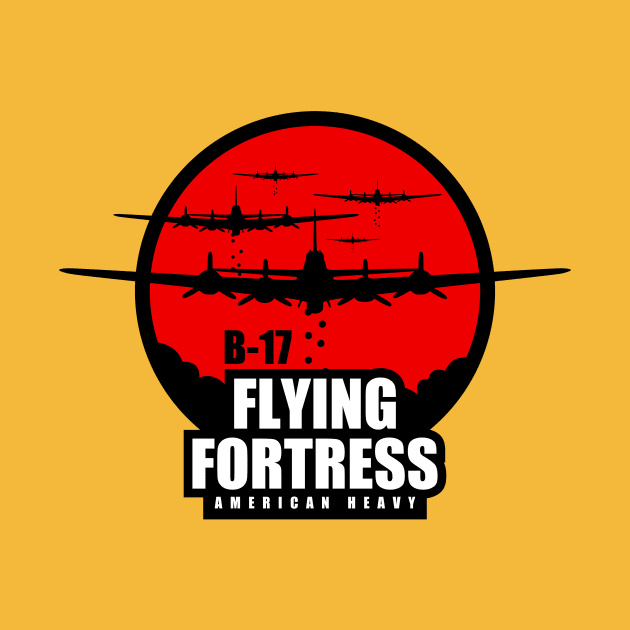 B-17 Flying Fortress (small logo) by Tailgunnerstudios