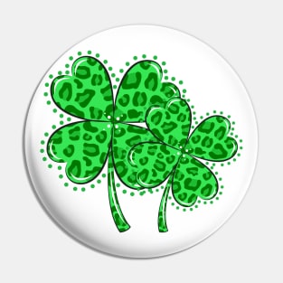 St Patricks Day shamrock clover Pin