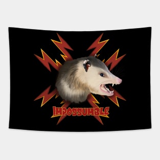 Opossum | Impossumble | Punny Gift Tapestry