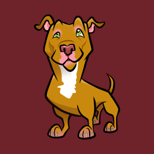 Red Pit Bull T-Shirt