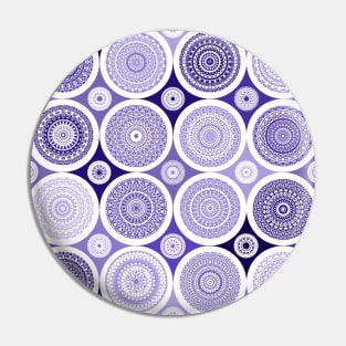 repeating pattern with boho style circles, lavender color Pin