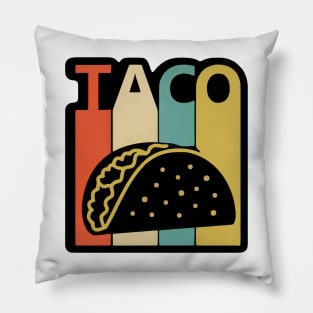 Vintage Taco Pillow