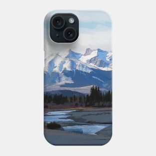 Rocky Mountains of Jasper Alberta, Canada Phone Case