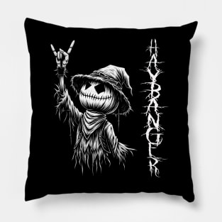 Spooky and Metalhead Scarecrow Pillow