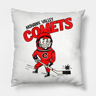 Defunct Mohawk Valley Comets Hockey Team Pillow