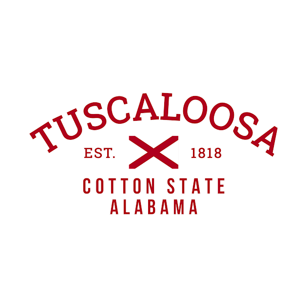 Tuscaloosa Alabama USA by urban-wild-prints