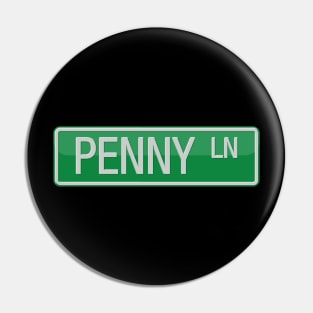 Penny Lane Street Sign T-shirt Pin