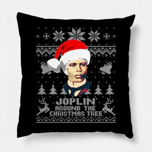 Scott Joplin Around The Christmas Tree Funny Pillow