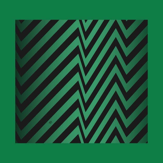 Emerald green zebra stripes #home #decor # green #semerald # dark green #retro by Kirovair