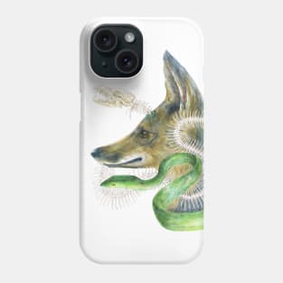 Jackal snake Phone Case