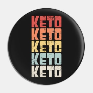 Retro Vintage KETO Pin