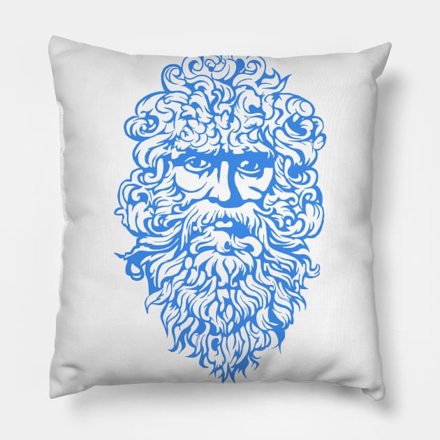 FACE THE OLD SILHOUETTE Pillow by Candy Store