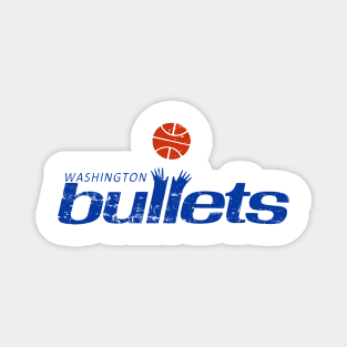 Washington Bullets // Vintage Grunge Magnet