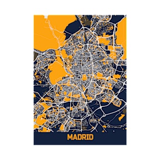 Madrid - Spain Bluefresh City Map T-Shirt