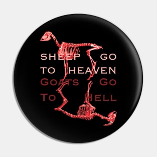 Sheep Go To Heaven Pin