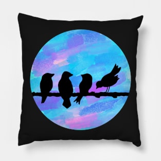 Birds on a Branch Pillow