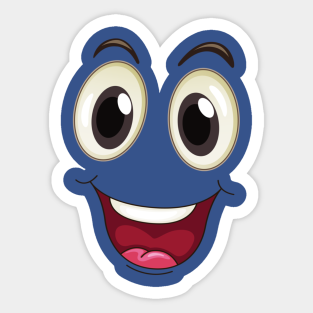 cartoon face stickers