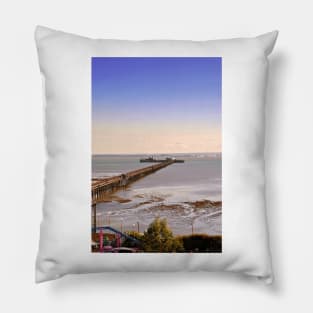 Southend on Sea Pier Essex England Pillow