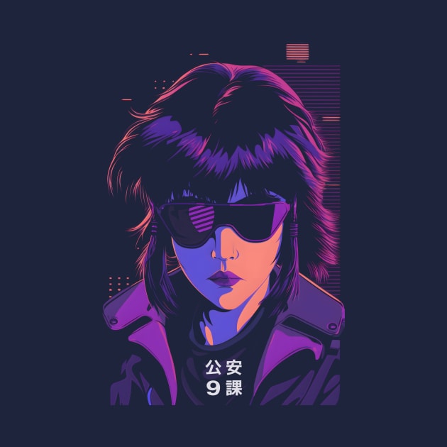 Major Motoko Kusanagi - GITS - Public Security Section 9 by NeonOverdrive