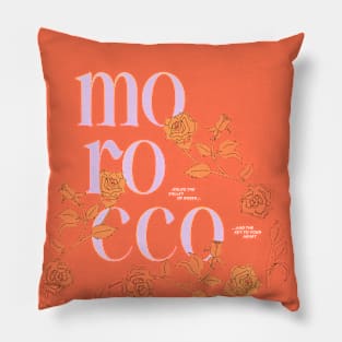 Morocco + Roses Pillow