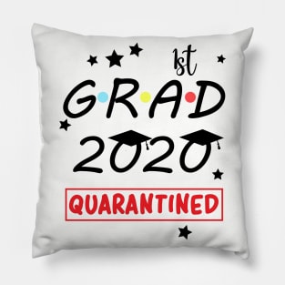 1st Grade Quarantine Graduation 2020 Pillow