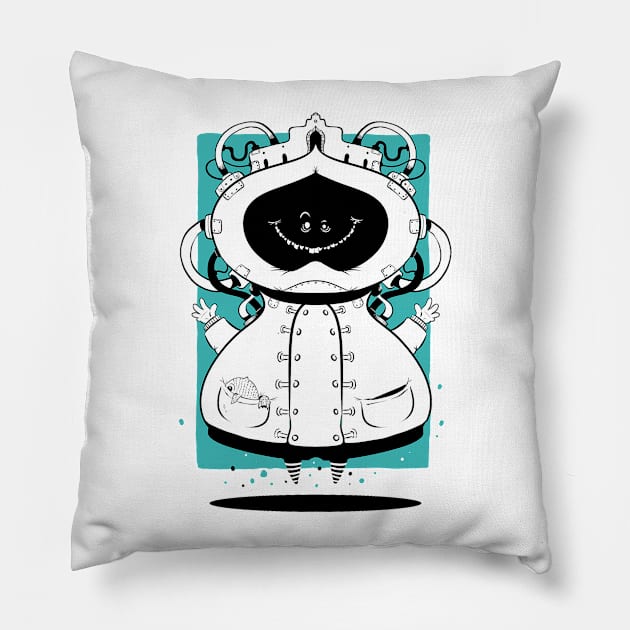 Captain Castlehead Pillow by VJuhas007