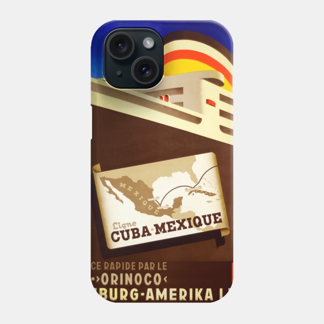 Cuba to Mexico - Vintage Travel Phone Case by Culturio