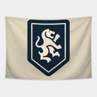 Luxury Heraldic Lion Badge Tapestry