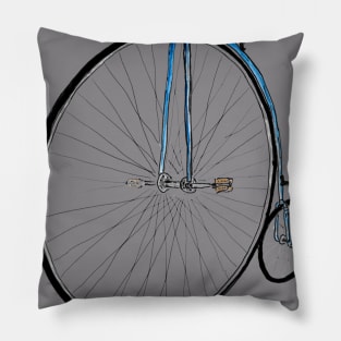 Penny Farthing Pillow