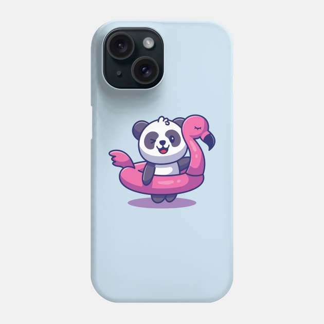 Beach Panda Phone Case by salimax