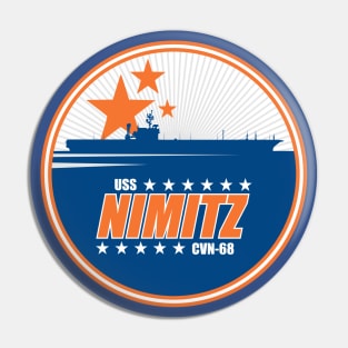 USS Nimitz Patch Pin