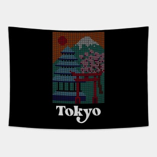 Tokyo City Cross Stitch Needlepoint and Craft Tapestry